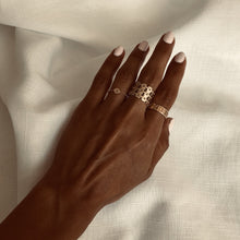 Load image into Gallery viewer, Tiny Gold Coin Arabic Spirit Name, Ring