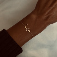 Load image into Gallery viewer, Mahaa Arabic Spirit Name, Gold Bracelet