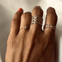 Load image into Gallery viewer, Tiny Gold Coin Arabic Spirit Name, Ring