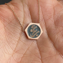 Load image into Gallery viewer, Gray Highly Enameled with Diamond, Arabic Spirit Name