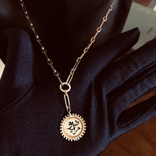 Load image into Gallery viewer, Arabic Spirit Gold Vintage Coin with the Magical Connector