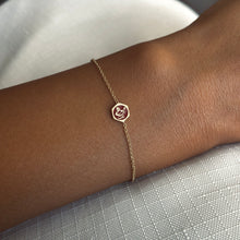 Load image into Gallery viewer, Monirah Rouge Enameled Bracelet, Arabic Spirit Name
